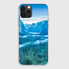 Чехол для iPhone 12 Pro Max с принтом Горный пейзаж в городе Новоалтайск, Силикон |  | горный хребет | горы | каньон | лес | пейзаж | речка | туман | ущелье