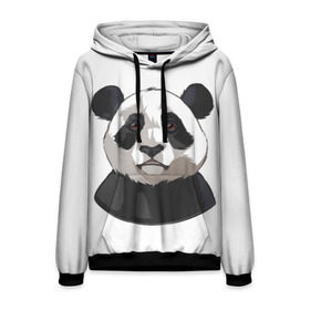 Мужская толстовка 3D с принтом Panda в городе Новоалтайск, 100% полиэстер | двухслойный капюшон со шнурком для регулировки, мягкие манжеты на рукавах и по низу толстовки, спереди карман-кенгуру с мягким внутренним слоем. | милый | панда