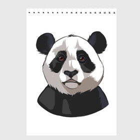 Скетчбук с принтом Panda в городе Новоалтайск, 100% бумага
 | 48 листов, плотность листов — 100 г/м2, плотность картонной обложки — 250 г/м2. Листы скреплены сверху удобной пружинной спиралью | милый | панда