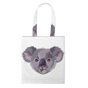 Сумка 3D повседневная с принтом Koala в городе Новоалтайск, 100% полиэстер | Плотность: 200 г/м2; Размер: 34×35 см; Высота лямок: 30 см | животные | забавный | коала | милый