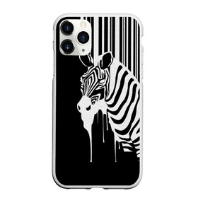 Чехол для iPhone 11 Pro матовый с принтом Зебра в городе Новоалтайск, Силикон |  | Тематика изображения на принте: граффити | зебра | искусство | прикольные картинки | чёрно белое