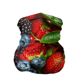 Бандана-труба 3D с принтом Вкусные ягоды в городе Новоалтайск, 100% полиэстер, ткань с особыми свойствами — Activecool | плотность 150‒180 г/м2; хорошо тянется, но сохраняет форму | виноград | вкусно | голубика | дача | деревня | ежевика | клубника | малина | огород | полезно | рябина | сад | смородина | сок | фрукты | черника | ягоды