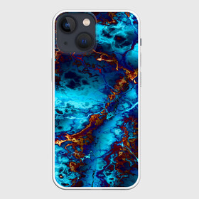 Чехол для iPhone 13 mini с принтом Голубые волны в городе Новоалтайск,  |  | глянец