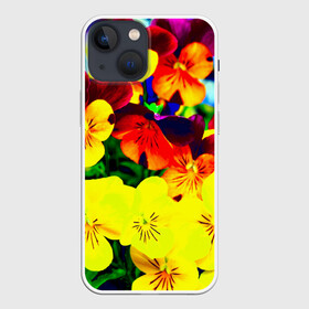 Чехол для iPhone 13 mini с принтом Цветы в городе Новоалтайск,  |  | девушкам | красный | орнамент | прикольные | цветы