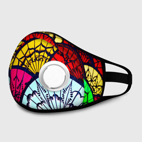 Маска из неопрена с принтом Восток в городе Новоалтайск, неопрен 100% | Форма огибающая нос. Резинки для ушей с дополнительной резинкой на затылке. Клапан для выдоха для активного дыхания при занятиях спортом. Эластичный материал маски и окантовки для лучшего растяжения и прилегания маски.  | восток | зонт | китай | япония