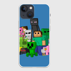 Чехол для iPhone 13 mini с принтом Майнкрафт в городе Новоалтайск,  |  | game | minecraft | игры | маинкрафт | майн | майнкравт | майнкрафт