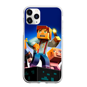 Чехол для iPhone 11 Pro матовый с принтом Minecraft в городе Новоалтайск, Силикон |  | game | minecraft | игры | маинкрафт | майн | майнкравт | майнкрафт