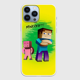 Чехол для iPhone 13 Pro Max с принтом Helloo Minecraft в городе Новоалтайск,  |  | game | minecraft | игры | маинкрафт | майн | майнкравт | майнкрафт