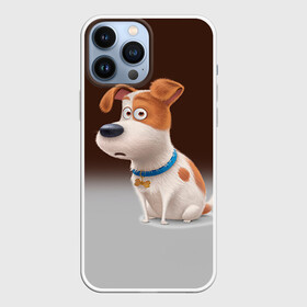 Чехол для iPhone 13 Pro Max с принтом Max в городе Новоалтайск,  |  | Тематика изображения на принте: animal | dog | pets | the secret life of pets | домашние животные | животные | песик | собака | собачка | тайная жизнь домашних животных