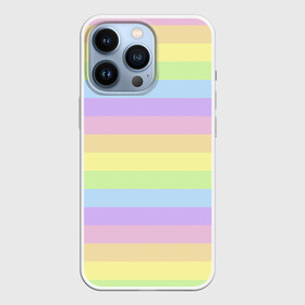 Чехол для iPhone 13 Pro с принтом Pat5 в городе Новоалтайск,  |  | Тематика изображения на принте: strips | горизонтальный | линии | полосы | радуга