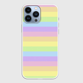 Чехол для iPhone 13 Pro Max с принтом Pat5 в городе Новоалтайск,  |  | Тематика изображения на принте: strips | горизонтальный | линии | полосы | радуга