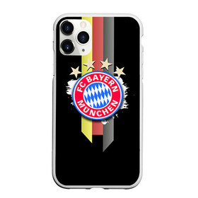Чехол для iPhone 11 Pro Max матовый с принтом ФК Бавария в городе Новоалтайск, Силикон |  | bayern | munchen | бавария | мюнхен | фк | фк бавария | футбол