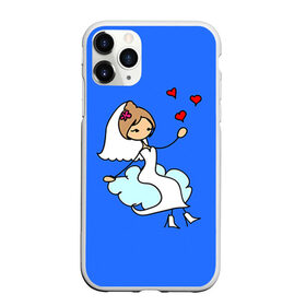 Чехол для iPhone 11 Pro Max матовый с принтом Вечная любовь в городе Новоалтайск, Силикон |  | 14 февраля | день святого валентина | для двоих | для жены | для невесты | жена | любовь | молодожены | невеста | свадьба
