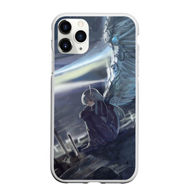 Чехол для iPhone 11 Pro Max матовый с принтом Wingless в городе Новоалтайск, Силикон |  | anime | girl | wings | девушка | крылья