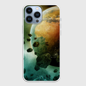 Чехол для iPhone 13 Pro Max с принтом Метеориты в городе Новоалтайск,  |  | вселенная | галактика | звёзды | земля | камета | космос | метеориты | метеоры | орбита | планеты | солнце