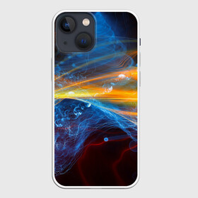 Чехол для iPhone 13 mini с принтом Свет в городе Новоалтайск,  |  | абстракция | арт | новая | свет | текстуры | цветная