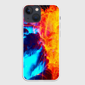 Чехол для iPhone 13 mini с принтом Вулканический в городе Новоалтайск,  |  | красный