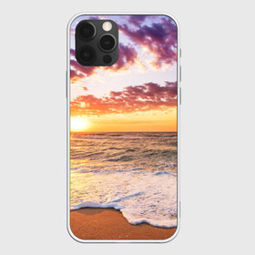 Чехол для iPhone 12 Pro Max с принтом Sunset в городе Новоалтайск, Силикон |  | Тематика изображения на принте: волны | закат | море | небо | океан | рассвет | солнце