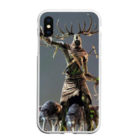 Чехол для iPhone XS Max матовый с принтом Леший в городе Новоалтайск, Силикон | Область печати: задняя сторона чехла, без боковых панелей | gerald | wild hunt | witcher | ведьмак | геральд | дикая охота