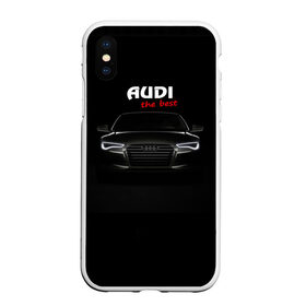 Чехол для iPhone XS Max матовый с принтом AUDI the best в городе Новоалтайск, Силикон | Область печати: задняя сторона чехла, без боковых панелей | audi | авто | автомобиль | ауди