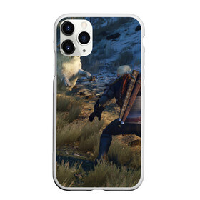 Чехол для iPhone 11 Pro Max матовый с принтом Ведьмак 3 Дикая охота в городе Новоалтайск, Силикон |  | Тематика изображения на принте: gerald | wild hunt | witcher | ведьмак | геральд | дикая охота