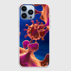 Чехол для iPhone 13 Pro Max с принтом Бактерия в городе Новоалтайск,  |  | Тематика изображения на принте: биология | вирус | медицина | микроб