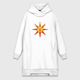 Платье-худи хлопок с принтом Dark Souls в городе Новоалтайск,  |  | dark souls | praise the sun | you died | дарк соулс | темные души