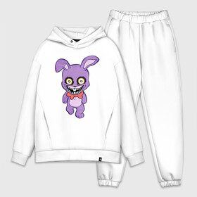 Мужской костюм хлопок OVERSIZE с принтом Bonnie в городе Новоалтайск,  |  | 5 ночей с фредди | 5 ночей с фреди | 5 ночей у фредди | 5 ночей у фреди | bonnie | five nights at freddys | fnaf | кролик | фнаф | фредди | фреди