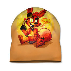 Шапка 3D с принтом Foxy в городе Новоалтайск, 100% полиэстер | универсальный размер, печать по всей поверхности изделия | Тематика изображения на принте: 5 ночей с фредди | 5 ночей с фреди | 5 ночей у фредди | 5 ночей у фреди | five nights at freddys | fnaf | foxy | лиса | фнаф | фредди | фреди
