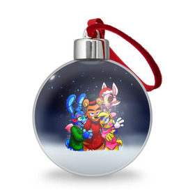 Ёлочный шар с принтом Five Nights At Freddys в городе Новоалтайск, Пластик | Диаметр: 77 мм | 5 ночей с фредди | 5 ночей с фреди | 5 ночей у фредди | 5 ночей у фреди | five nights at freddys | fnaf | фнаф | фредди | фреди