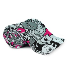 Плед 3D с принтом sticker bombing в городе Новоалтайск, 100% полиэстер | закругленные углы, все края обработаны. Ткань не мнется и не растягивается | бомбинг | стикер