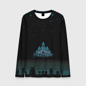 Мужской лонгслив 3D с принтом Undertale в городе Новоалтайск, 100% полиэстер | длинные рукава, круглый вырез горловины, полуприлегающий силуэт | 8 bit | game | games | pixel art | undertale | игры