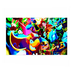 Бумага для упаковки 3D с принтом Rayman в городе Новоалтайск, пластик и полированная сталь | круглая форма, металлическое крепление в виде кольца | game | rayman | игры | прикольные