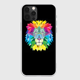 Чехол для iPhone 12 Pro Max с принтом Lion color в городе Новоалтайск, Силикон |  | Тематика изображения на принте: lion | голова животного | кот | кошка | лев | цвет