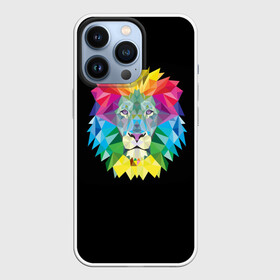 Чехол для iPhone 13 Pro с принтом Lion color в городе Новоалтайск,  |  | Тематика изображения на принте: lion | голова животного | кот | кошка | лев | цвет