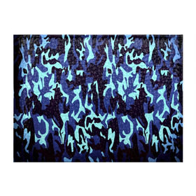 Обложка для студенческого билета с принтом Военные в городе Новоалтайск, натуральная кожа | Размер: 11*8 см; Печать на всей внешней стороне | Тематика изображения на принте: camo | камо | камуфляж | синий