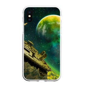 Чехол для iPhone XS Max матовый с принтом Космос в городе Новоалтайск, Силикон | Область печати: задняя сторона чехла, без боковых панелей | вселенная | звезды | космос | красота | нло | планета