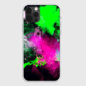 Чехол для iPhone 12 Pro Max с принтом Брызги красок в городе Новоалтайск, Силикон |  | кляксы | разноцветный | яркий
