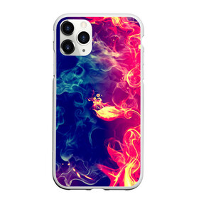 Чехол для iPhone 11 Pro матовый с принтом Цветок в огне 2 в городе Новоалтайск, Силикон |  | дым | красный | пламя | черный