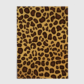 Постер с принтом Окрас леопарда в городе Новоалтайск, 100% бумага
 | бумага, плотность 150 мг. Матовая, но за счет высокого коэффициента гладкости имеет небольшой блеск и дает на свету блики, но в отличии от глянцевой бумаги не покрыта лаком | арт | животные | леопард | окрас