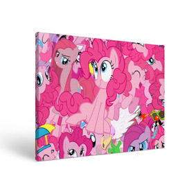Холст прямоугольный с принтом Pinky Pie в городе Новоалтайск, 100% ПВХ |  | my little pony | луна | пинки пай | пони | рарити | рейнбоу дэш | селестия | сумеречная искорка | флаттершай | эплджек