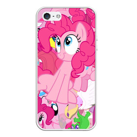 Чехол для iPhone 5/5S матовый с принтом Pinky Pie в городе Новоалтайск, Силикон | Область печати: задняя сторона чехла, без боковых панелей | my little pony | луна | пинки пай | пони | рарити | рейнбоу дэш | селестия | сумеречная искорка | флаттершай | эплджек