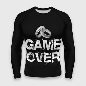 Мужской рашгард 3D с принтом Game over в городе Новоалтайск,  |  | братва жениха | жених | мальчишник | мафия жениха