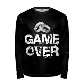 Мужской лонгслив 3D с принтом Game over в городе Новоалтайск, 100% полиэстер | длинные рукава, круглый вырез горловины, полуприлегающий силуэт | братва жениха | жених | мальчишник | мафия жениха