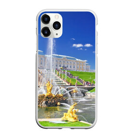 Чехол для iPhone 11 Pro Max матовый с принтом Петергоф в городе Новоалтайск, Силикон |  | Тематика изображения на принте: russia | saint petersburg | интеллигенция | культурная столица | мосты | нева | петергоф | питер | россия | санкт петербург | фантаны | финский залив | хипстер
