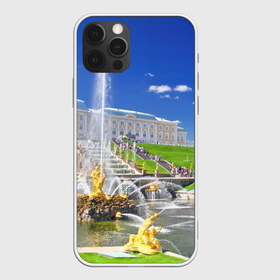 Чехол для iPhone 12 Pro Max с принтом Петергоф в городе Новоалтайск, Силикон |  | Тематика изображения на принте: russia | saint petersburg | интеллигенция | культурная столица | мосты | нева | петергоф | питер | россия | санкт петербург | фантаны | финский залив | хипстер