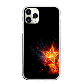 Чехол для iPhone 11 Pro Max матовый с принтом Огненный цветок в городе Новоалтайск, Силикон |  | Тематика изображения на принте: огненный | огонь | пламя | цветок | цветы