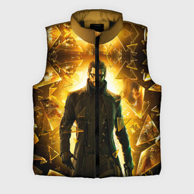 Мужской жилет утепленный 3D с принтом Deus Ex в городе Новоалтайск,  |  | Тематика изображения на принте: deus ex | human revolution | mankind divided | адам дженсен | деус экс