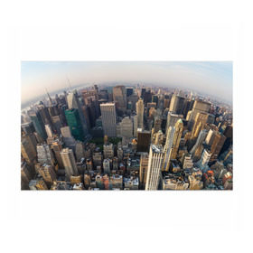 Бумага для упаковки 3D с принтом New York в городе Новоалтайск, пластик и полированная сталь | круглая форма, металлическое крепление в виде кольца | america | new york | usa | америка | высотки | мегаполис | нью йорк | столица мира | сша | штаты
