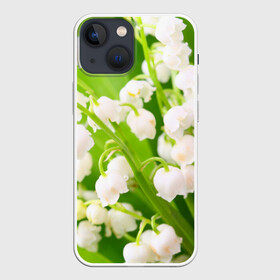 Чехол для iPhone 13 mini с принтом Ландыши в городе Новоалтайск,  |  | весна | ландыш | цветок